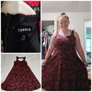 Size 16 Torrid Dress with Roses